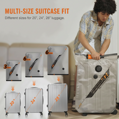 SkyVault™ — Instantly Slash Luggage Bulk and Travel Stress-Free