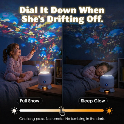 AquaLume™ — Soothe Restless Sleep with a Living Underwater Light Display