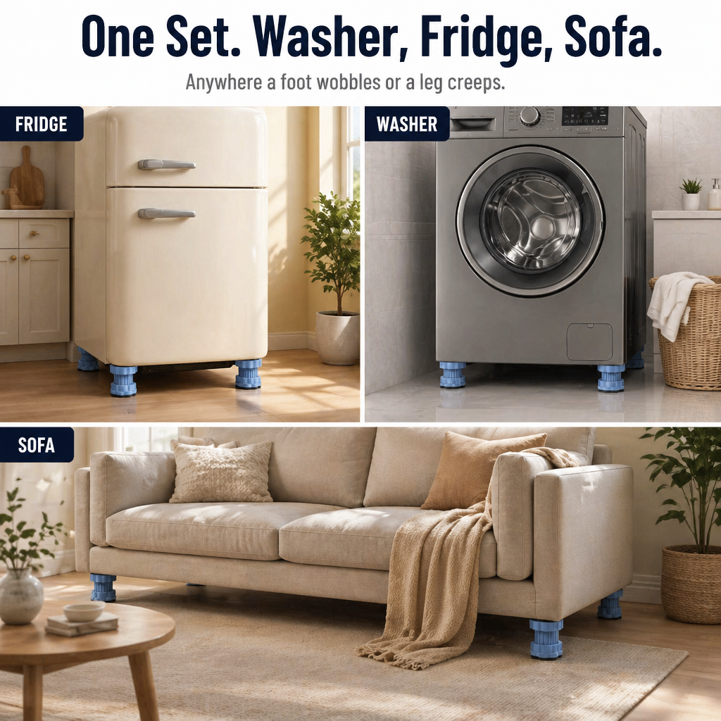 TruBalánce™ — Halt Washer Movement, End the Vibration, Protect Your Floors