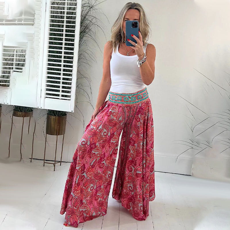 AzuraVibe™ Ethnic Paisley Pants — Unleash Your Bold Freedom with Every Step