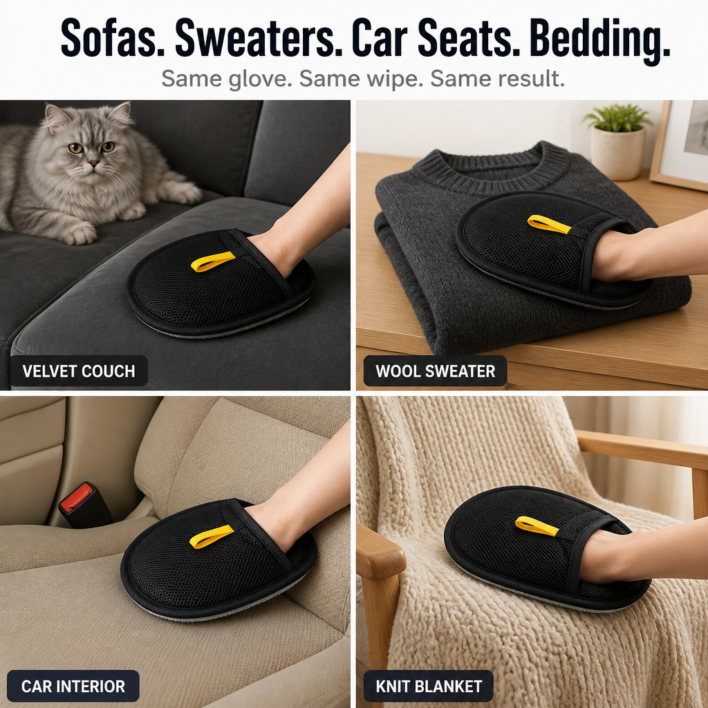 Furvana™ Glove — Effortless Fur-Free Comfort That Saves Your Favorite Fabrics