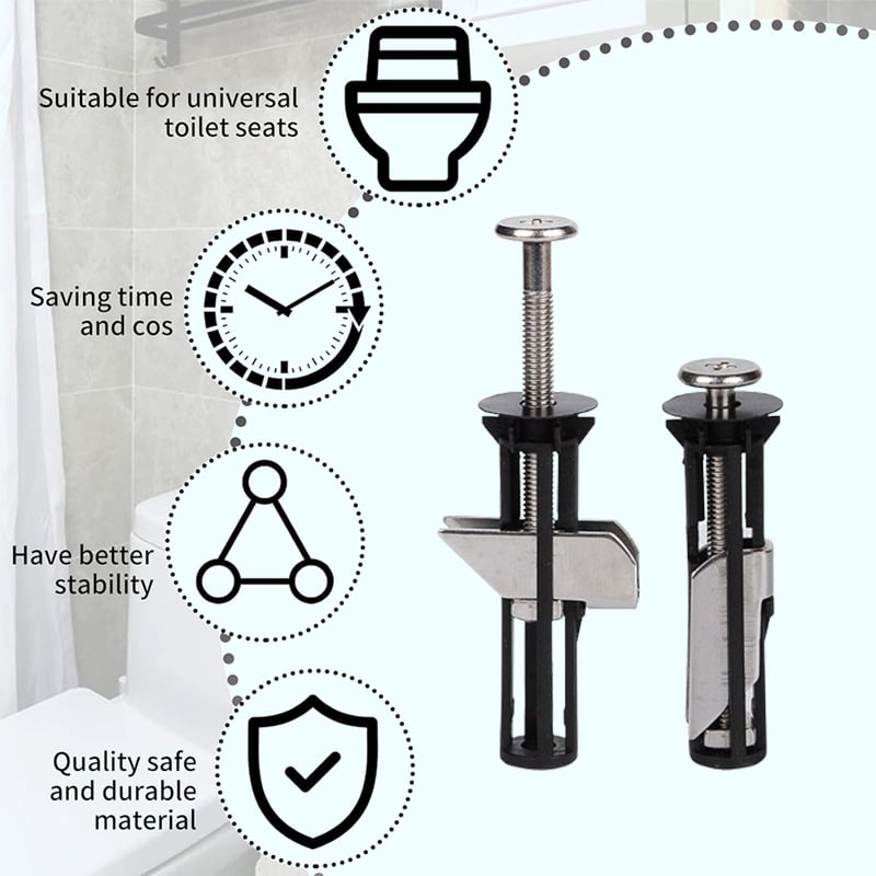 SteelLock™ — Enjoy Rock-Solid Toilet Comfort That Never Wobbles