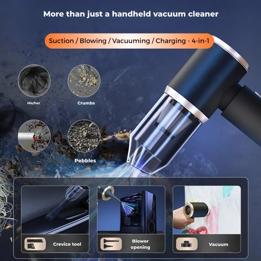 BreezeBlast™ Duo — Effortless Cordless Power for Spotless Spaces Anytime