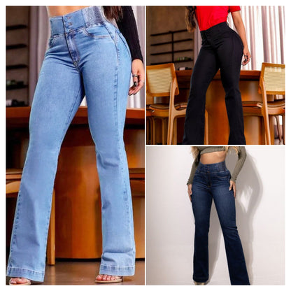 CurveCraft™ High Waist Flare Jeans — Sculpt Your Waist, Lengthen Your Legs, Wear Confidence All Day