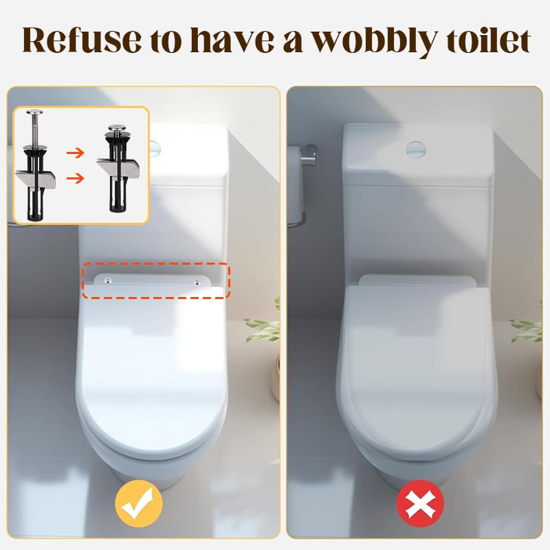 SteelLock™ — Enjoy Rock-Solid Toilet Comfort That Never Wobbles