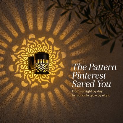 LumaMandala™ — Project Mesmerizing Mandala Designs Over Your Patio Each Night