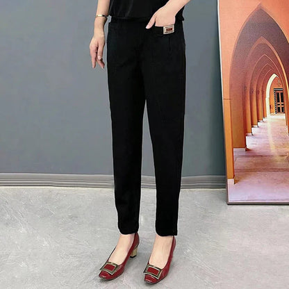 VioraLuxe™ Cotton Pants — Experience All-Day Freedom with Soft, Stretchy Comfort That Flaunts Your Best Shape