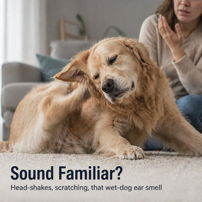 PurifiPet™ — Halt the Scratching, Remove the Wax & Soothe Itchy Pet Ears
