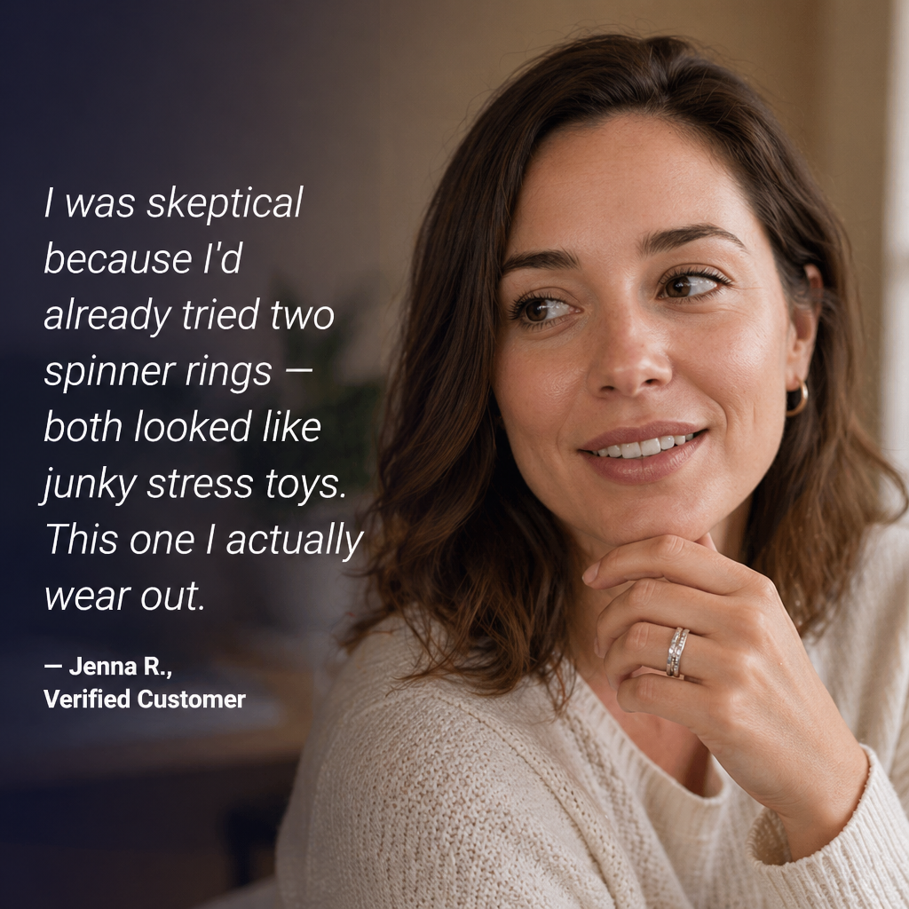 LumeRing™ — Quietly Twist Away Anxiety with Secret Spinner Shine