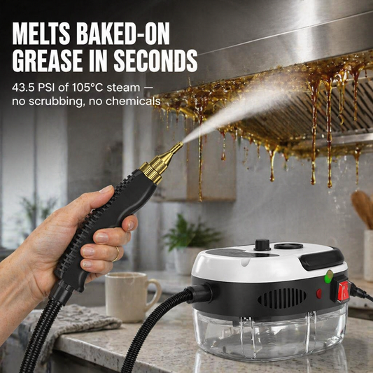 VaporaMax™ — Dissolve Stuck-On Grease Instantly Without Scrubbing or Chemicals