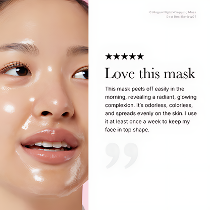 RejuvaSilk™ Collagen Night Wrap — Wake Up to Firm, Radiant Skin That Glows with Youthful Bounce