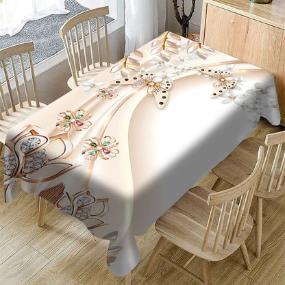 LuxeGuard™ Tablecloth — Stunning Color, Total Spill Defense, and Unshakable Table Confidence
