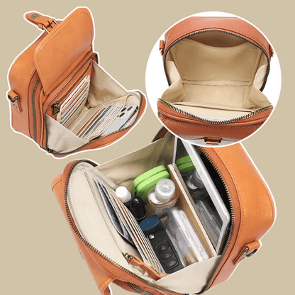 Strathmere™ Leather Crossbody — Effortless Style and Organized Freedom in Every Step
