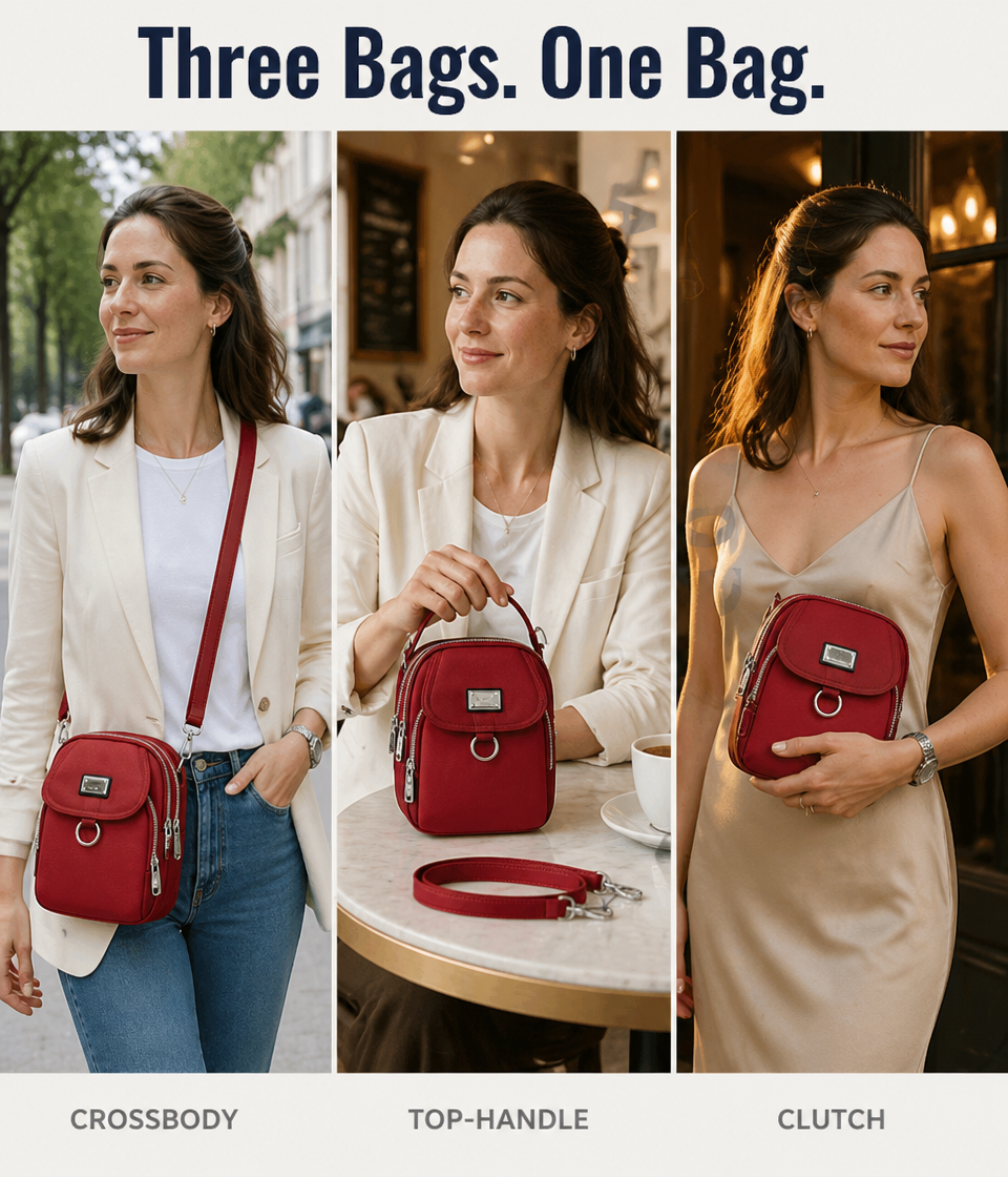 SwiftNest™ Mini Crossbody — Effortless Access and Style that Frees Your Hands and Mind