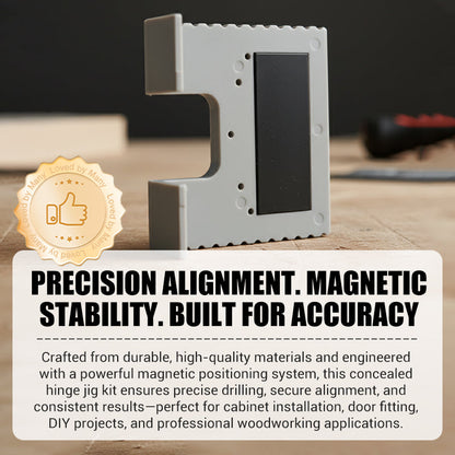 HingeMaster™ — Nail Perfect Cabinet Doors with Magnetic, Flawless Precision Every Time