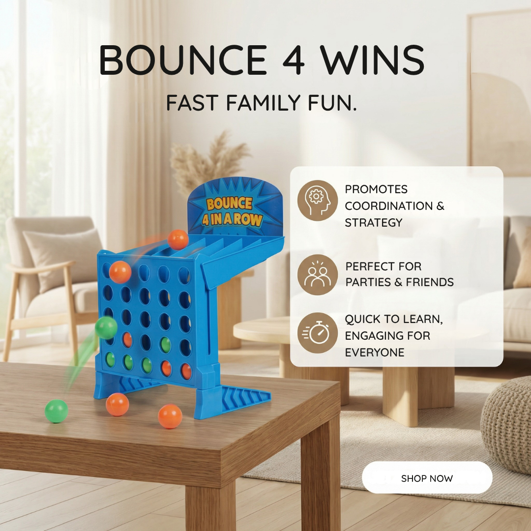 BounceStorm™ — Ignite Fierce Family Rivalries with Lightning-Fast Reflex Thrills