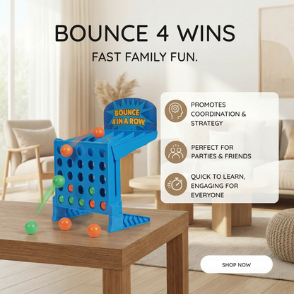 BounceStorm™ — Ignite Fierce Family Rivalries with Lightning-Fast Reflex Thrills