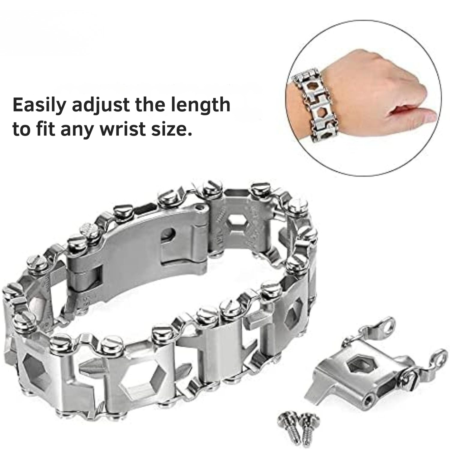 TitanCraft™ Multi-Tool Bracelet — Wear Instant Power to Master Every Challenge with Style and Strength