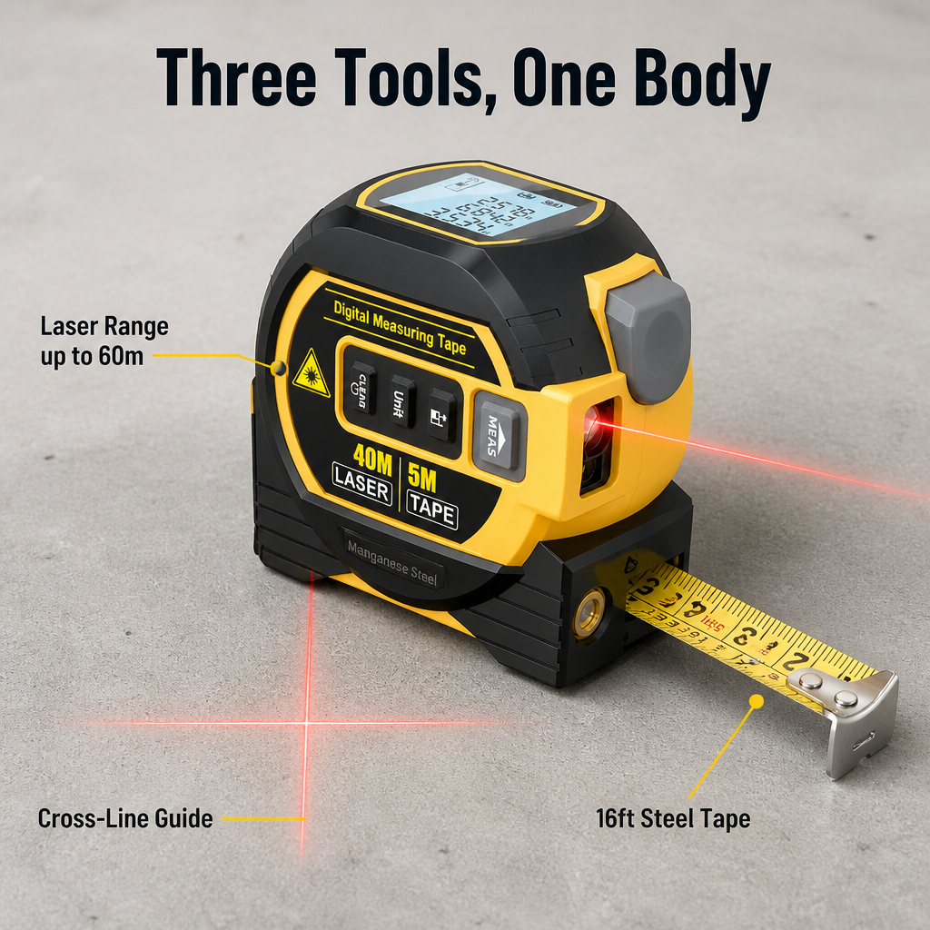 SureMark™ ProTape — Measure Solo, Cut Perfect, Finish Like a Pro Every Time