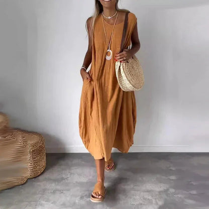 SolaraSilk™ Dress — Feel the Breeze, Flaunt Your Freedom All Day