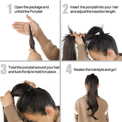 GlamRaffia™ — Unleash Instant, Head-Turning Ponytail Power Without the Pinch