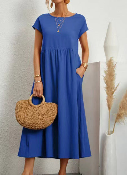 BreezeAura™ Dress — Your All-Day Shield Against Heat, Sweat, and Style Struggles