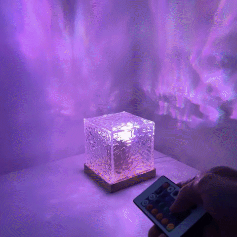 LuxeAura™ Crystal Lamp — Wrap Your Room in Soothing, Colorful Warmth That Transforms Every Moment