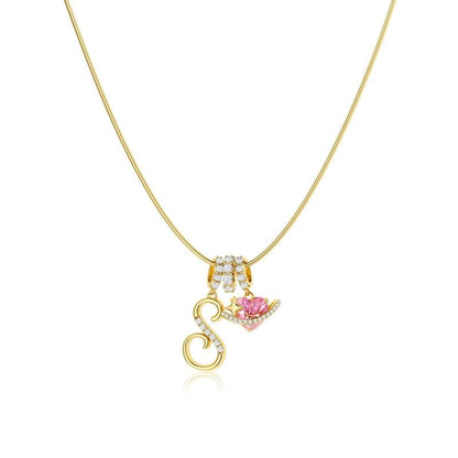 AuraNest™ 3-Layer Initial Necklace — Wear Your Story in Radiant Gold and Effortless Elegance