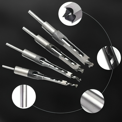 SquareForm™ — Cut Perfectly Sharp, Flawless Square Holes That Make Your Woodwork Unforgettable