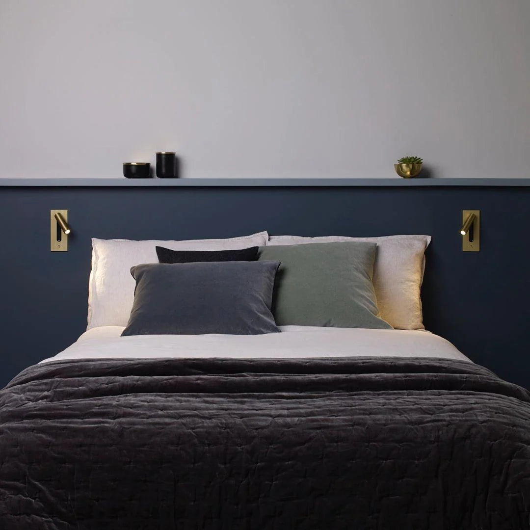 Contemporary Wall-Mounted Bedside Lamp with Adjustable LED Light