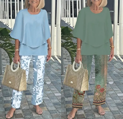 ZephyraPrint™ Set — Feel Unstoppable in Breathable Silk Comfort and Effortless Style