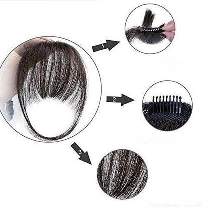 NovaFringe™ — Flip Your Style Instantly with Flawless, Damage-Free Bangs