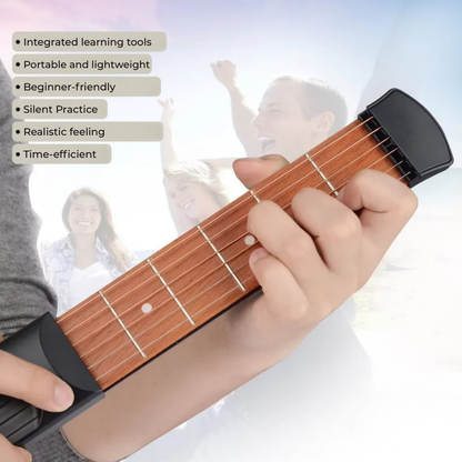 StrumEase™ — Ignite Your Guitar Skills Anytime, Anywhere, Silence Included