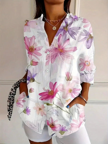 LumiraFlow™ Blouse — Unleash Bold Confidence with Every Wear and Never-Fade Comfort