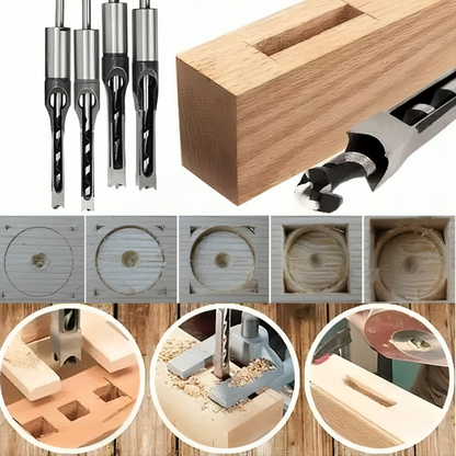 SquareForm™ — Cut Perfectly Sharp, Flawless Square Holes That Make Your Woodwork Unforgettable