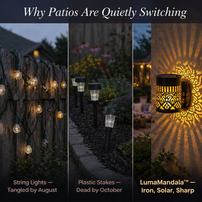 LumaMandala™ — Project Mesmerizing Mandala Designs Over Your Patio Each Night