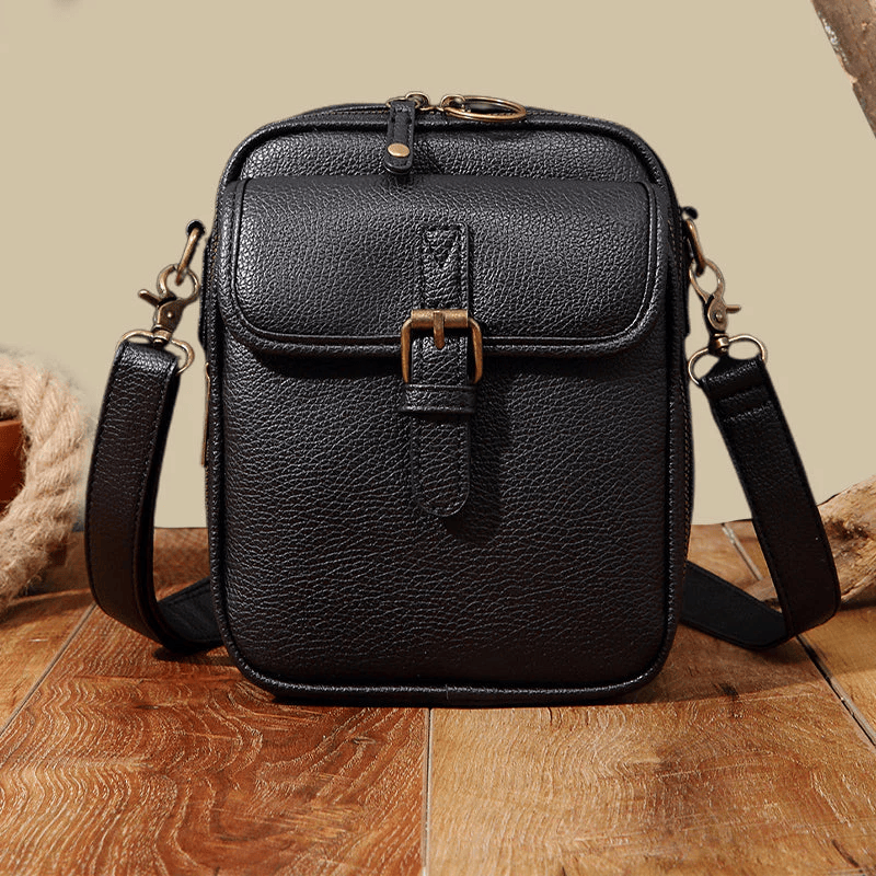 Strathmere™ Leather Crossbody — Effortless Style and Organized Freedom in Every Step