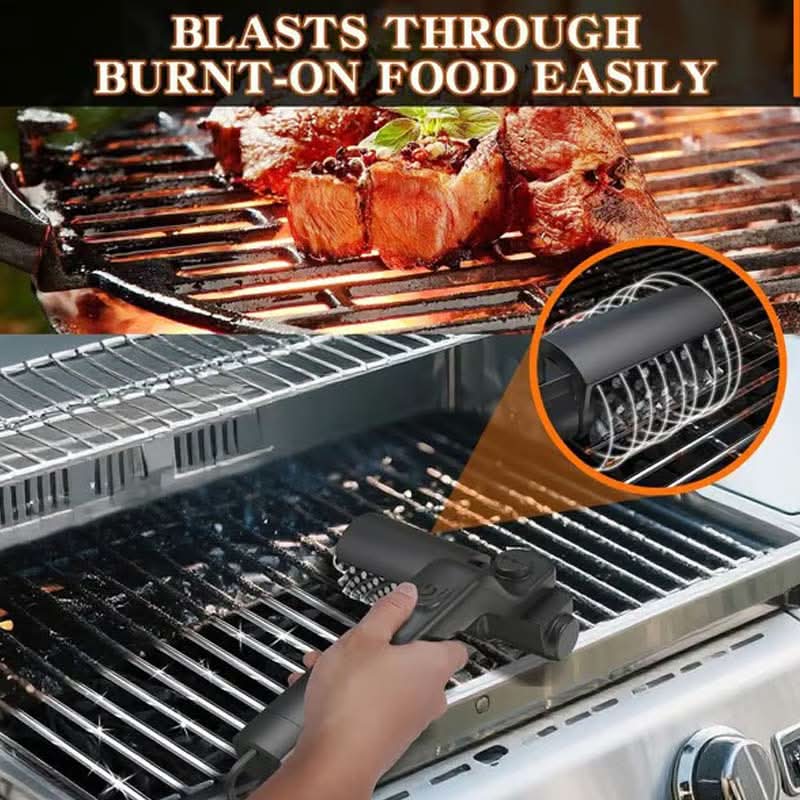 EmberSweep™ — Effortless Power That Frees Your Wrists and Revives Your Grill