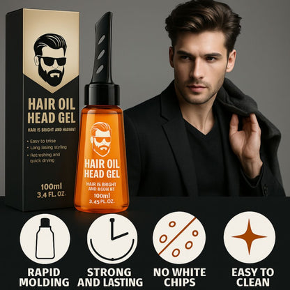 StratoHold™ Precision Styling Gel Comb — Master Every Strand with Flake-Free, Nourishing Hold That Lasts All Day