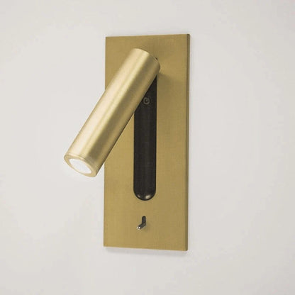 Contemporary Wall-Mounted Bedside Lamp with Adjustable LED Light