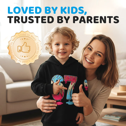 VibePulse™ Hoodie — Spark Your Child’s Confidence with Unstoppable Style and Cozy Strength