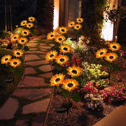 SunLura™ Solar Sunflowers — Transform Your Garden into a Magical, Glow-All-Night Sanctuary