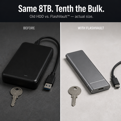 TurboVault™ — Experience Lightning-Speed Storage That Frees Your Time and Fuels Your Creativity