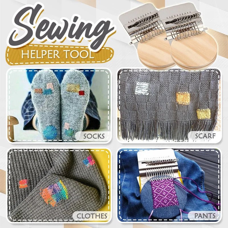 WeaveCraft™ Mini Loom — Transform Your Worn-Out Clothes into Stunning Creations Instantly