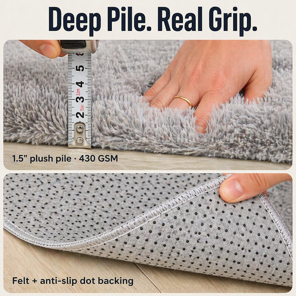 VelaraNest™ — Dive Into Cloud-Soft Plush That Clings to Hardwood and Cleans Up Easy