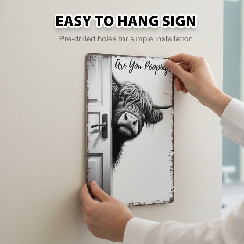 CozyMoo™ Laugh Sign — Turn Your Bathroom into a Hub of Joy and Unforgettable Smiles