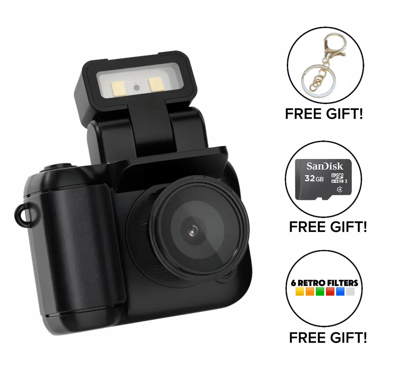 RetroLuxe™ Camcorder — Relive Your Most Heartfelt Memories with Authentic Early 2000s Warmth
