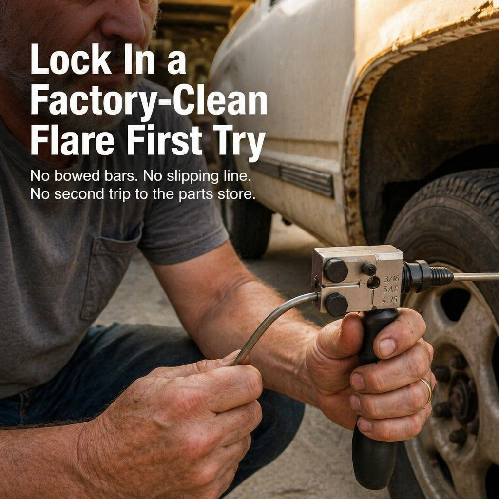 ForgeLine™ Pro — Seal Clean Double Flares Without Breaking a Single Line