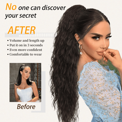 LuxiFemme™ — Unlock Instant Volume and Confidence with Effortless, Flawless Ponytails