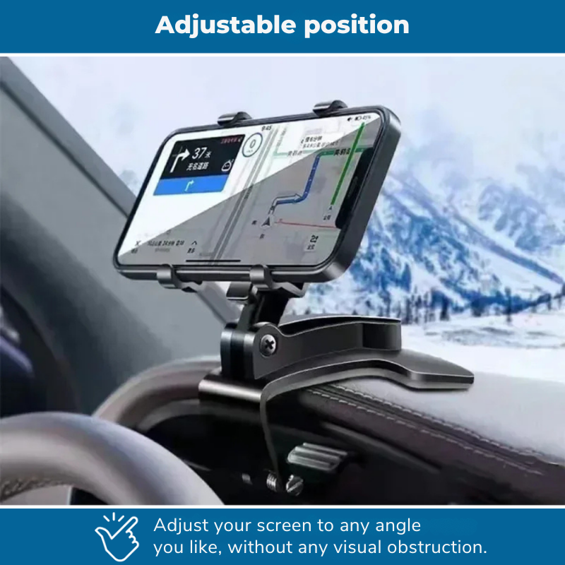GripLock™ Dash Mount — Drive Confidently with a Phone That Stays Rock-Steady and Distraction-Free